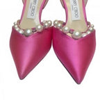 Jimmy Choo Pink Satin Pumps Size 6.5