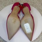 Jimmy Choo Pink Satin Pumps Size 6.5