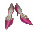 Jimmy Choo Pink Satin Pumps Size 6.5